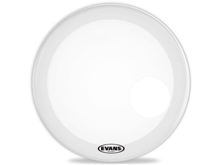 Evans BD22RSW Пластик 22" EQ3 Smooth White для бас-барабана резонансный