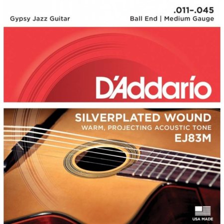 D'Addario EJ83M Набор 6 струн для гитары акустик