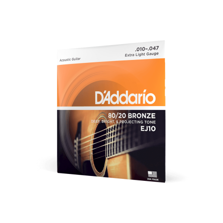 D'Addario EJ10 Набор 6 струн для акустической гитары