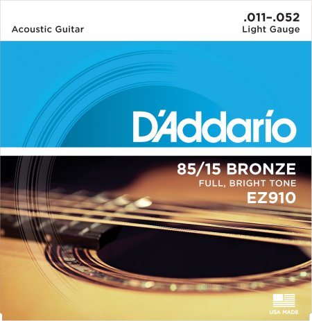 D'Addario EZ910 Набор 6 струн для акустической гитары