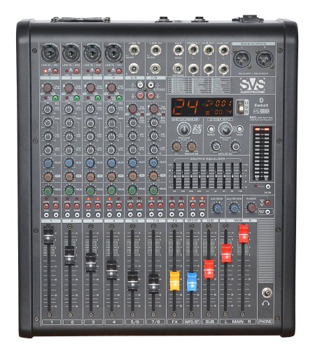 SVS Audiotechnik mixers PM-8A Активный аналоговый микшерный пульт, 8-канальный