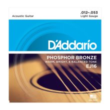 D'Addario EJ16 Набор 6 струн для акустической гитары