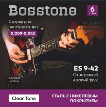Bosstone ES 9-42 Струны для электрогитары из стали с никилевым покрытием