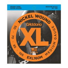 D'Addario EXL160M Набор 4 струны для бас-гитары