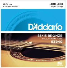 D'Addario EZ940 Набор 12 струн для акустической гитары