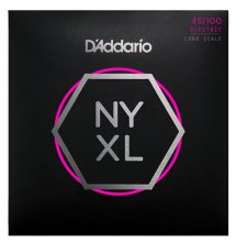 D'Addario NYXL45100 Набор 4 струн для бас-гитары 045-100
