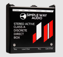 Simple Way Audio J2mini Активный DI-Box, двухканальный