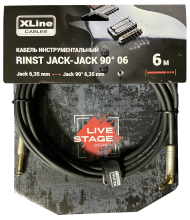 Xline Cables RINST JACK-JACK 90° 06 Кабель инструментальный