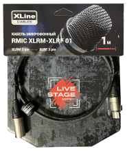Xline Cables RMIC XLRM-XLRF 01 Кабель микрофонный