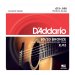 D'Addario EJ12 Набор 6 струн для акустической гитары