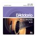 D'Addario EJ13 Набор 6 струн для гитары акустик, сплав бронзы