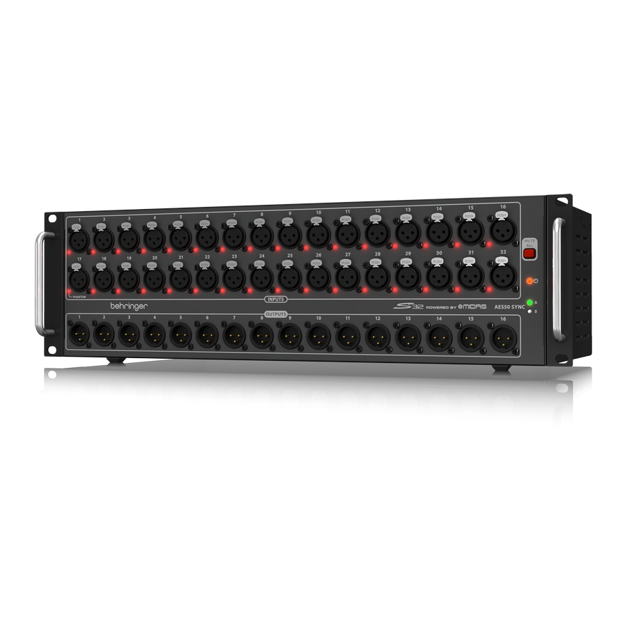 Behringer S32 Стейджбокс для цифровых микшеров: цена, купить в Москве ...