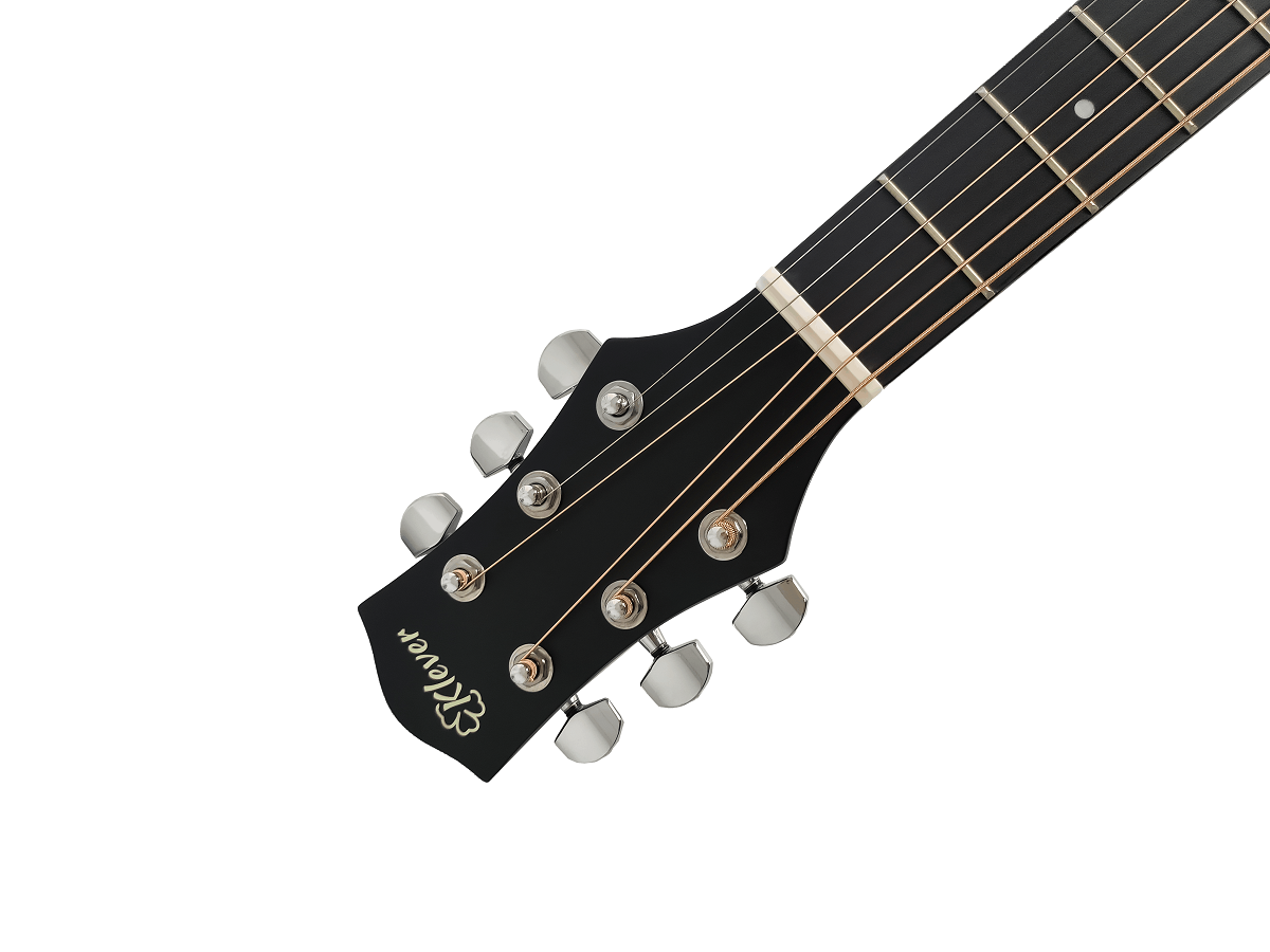 Klever KD-700S BK+EQ Гитара трансакустическая цельнодечная