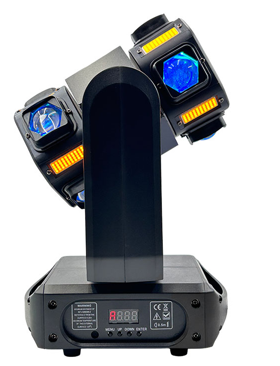 XLINE Light LED Wind Fire Дискотечный световой прибор с горизонтальным и вертикальным вращением.