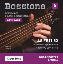 Bosstone AS FB11-52 Струны для акустической гитары фосфор-бронза