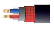 Xline Cables RSP 4x2,5 LH Кабель спикерный 4х2,5мм бездымный; Бухта 100м